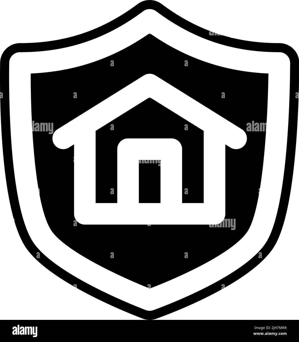 Real estate home insurance icon Stock Vector Image & Art - Alamy
