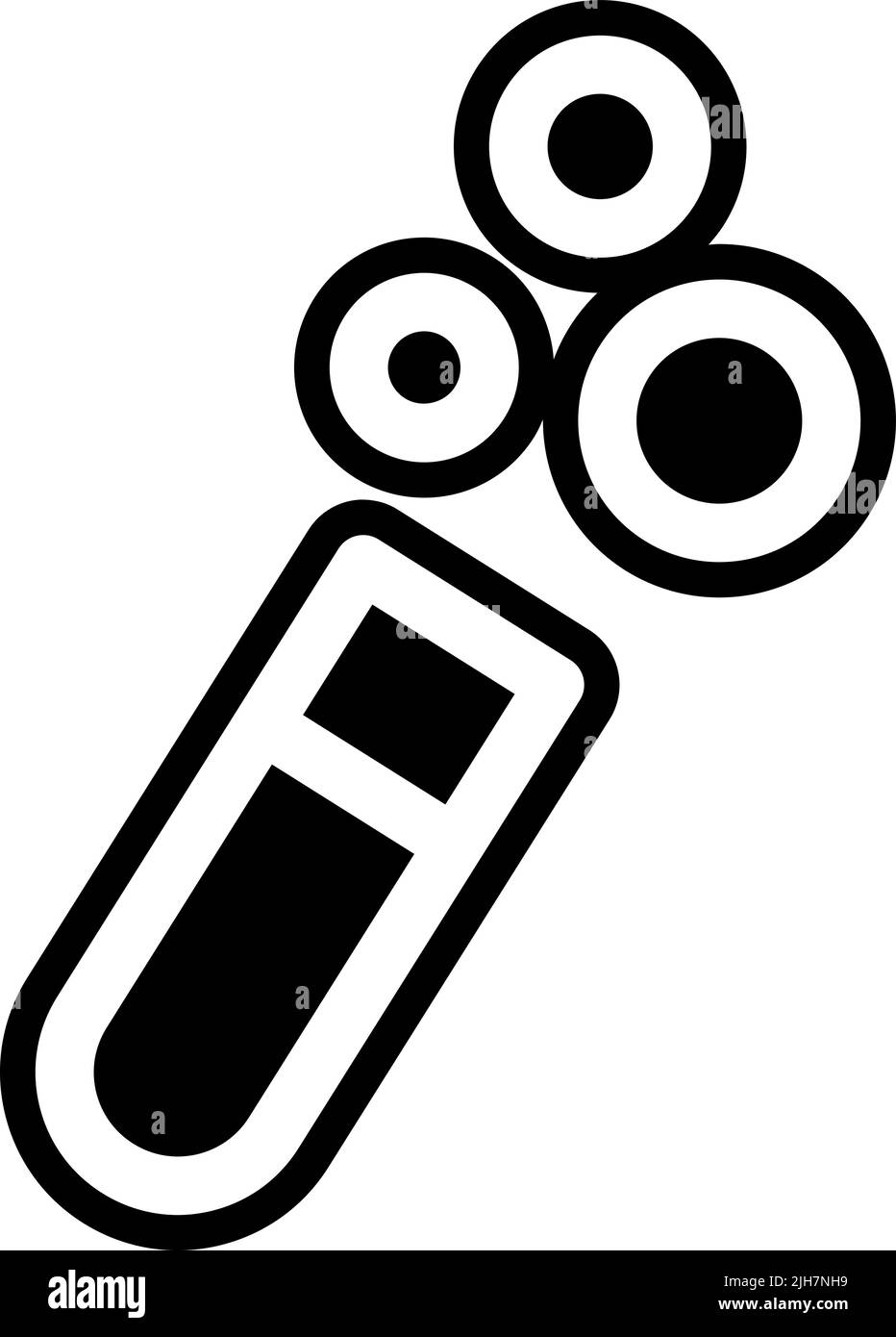 Laboratory test tube red Black and White Stock Photos & Images - Alamy