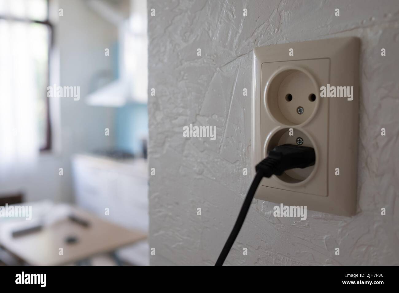 Double electrical plug socket hires stock photography and images Alamy