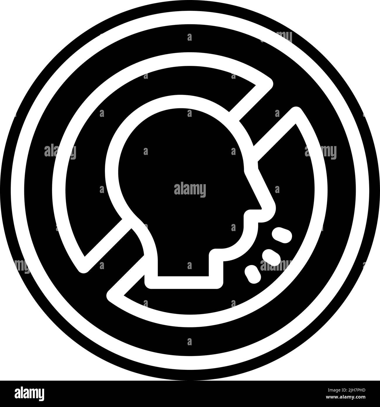 No Spitting Icon