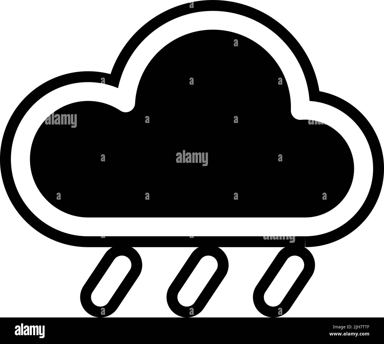 Weather rainy icon Stock Vector Image & Art - Alamy