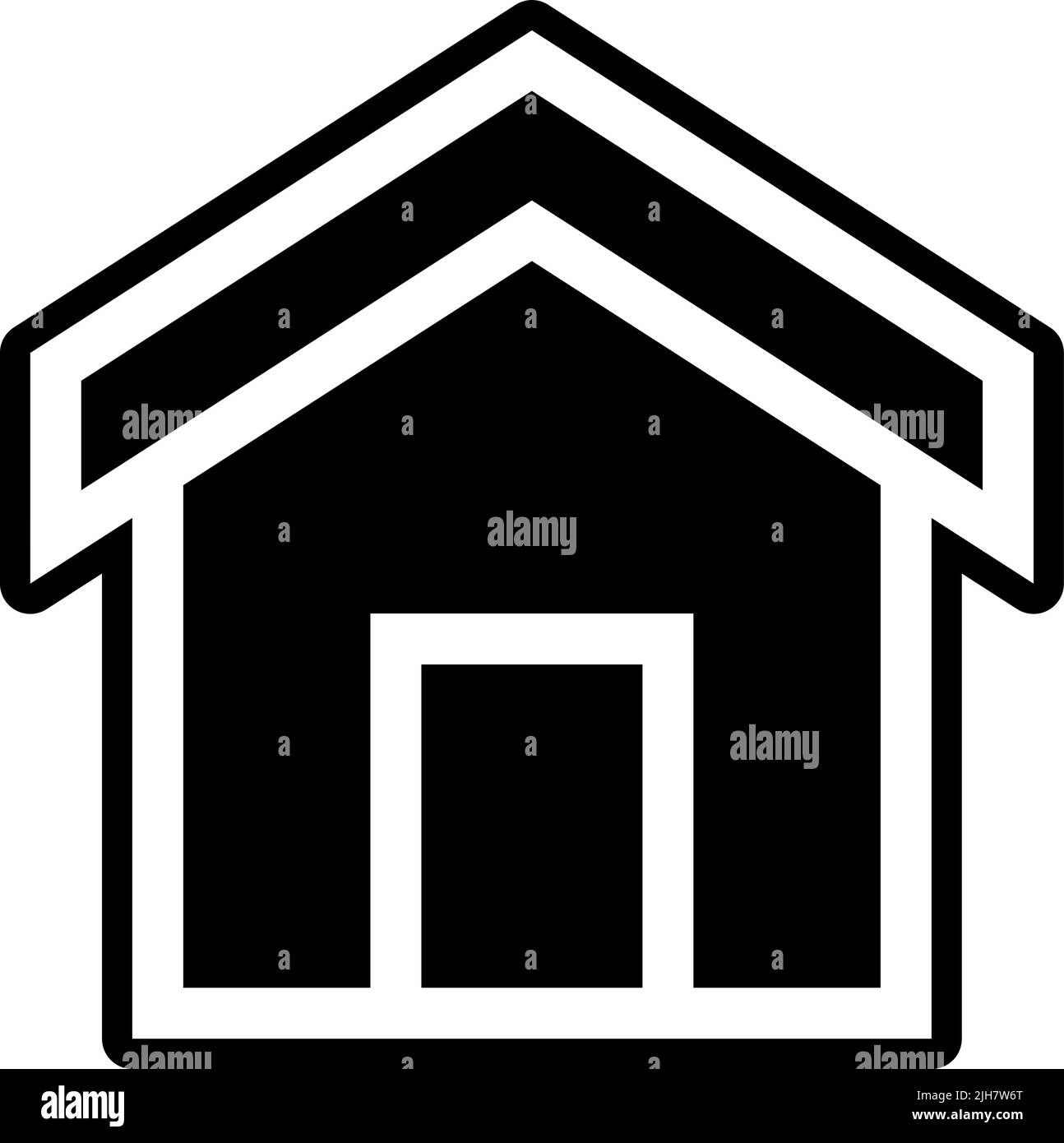 User interface home page icon Stock Vector