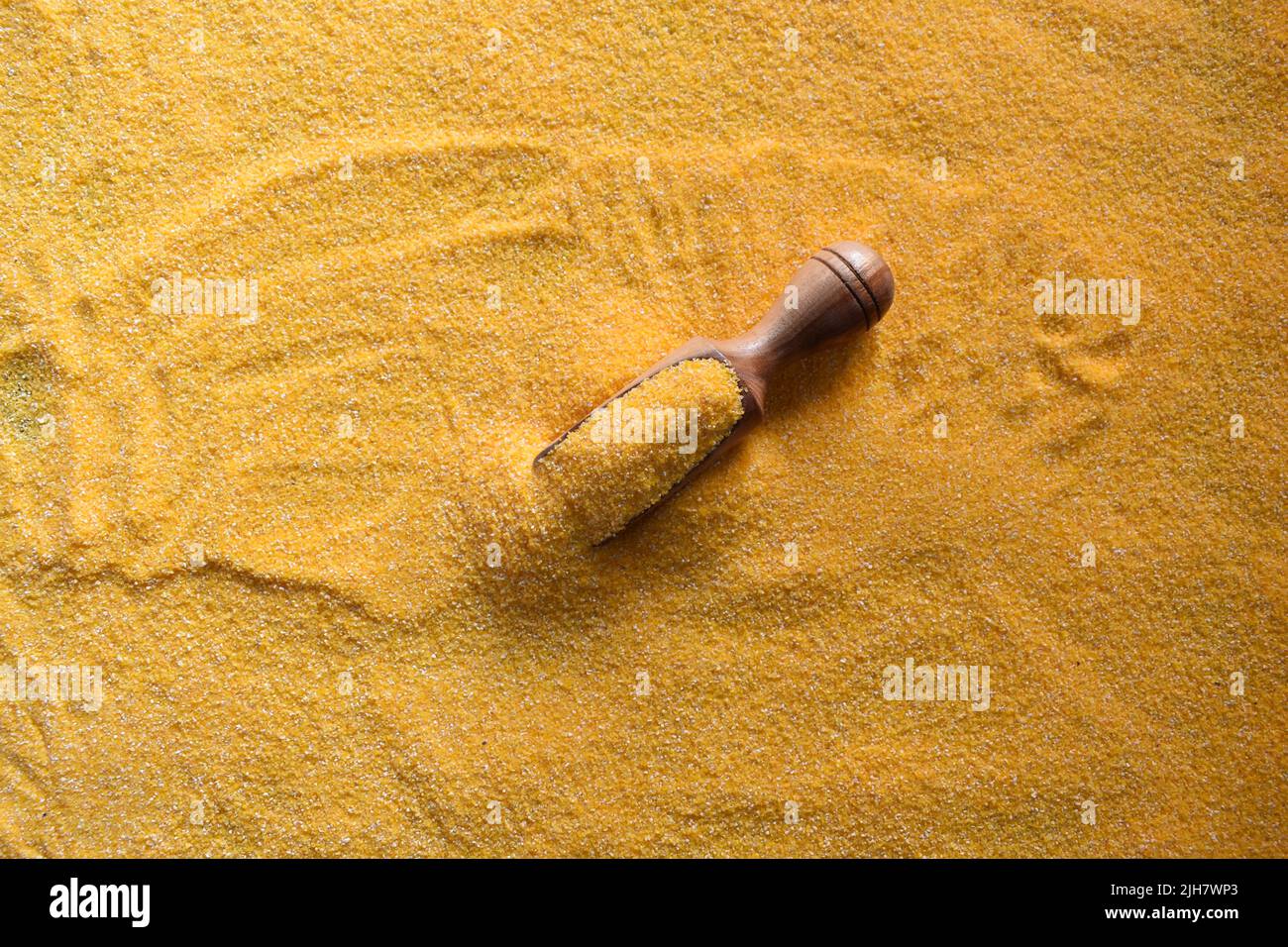 Raw coarse dried corn semolina Stock Photo Alamy