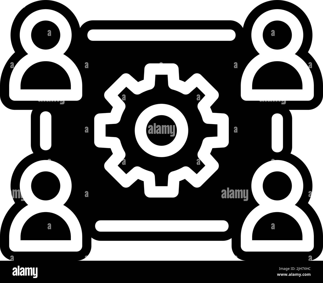 Workplace Management Icon Stock Vector Image Art Alamy