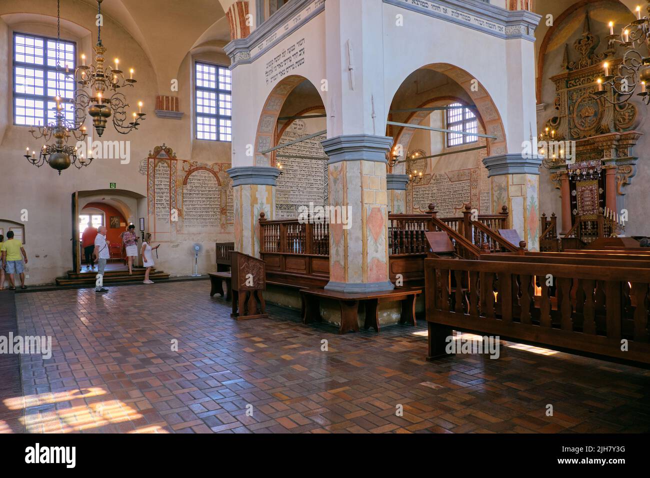 Tykocin,POLAND-AUGUST 18, 2018:Tykocin Synagogue interior, Podlaskie Voivodeship, Poland, Europe Stock Photo