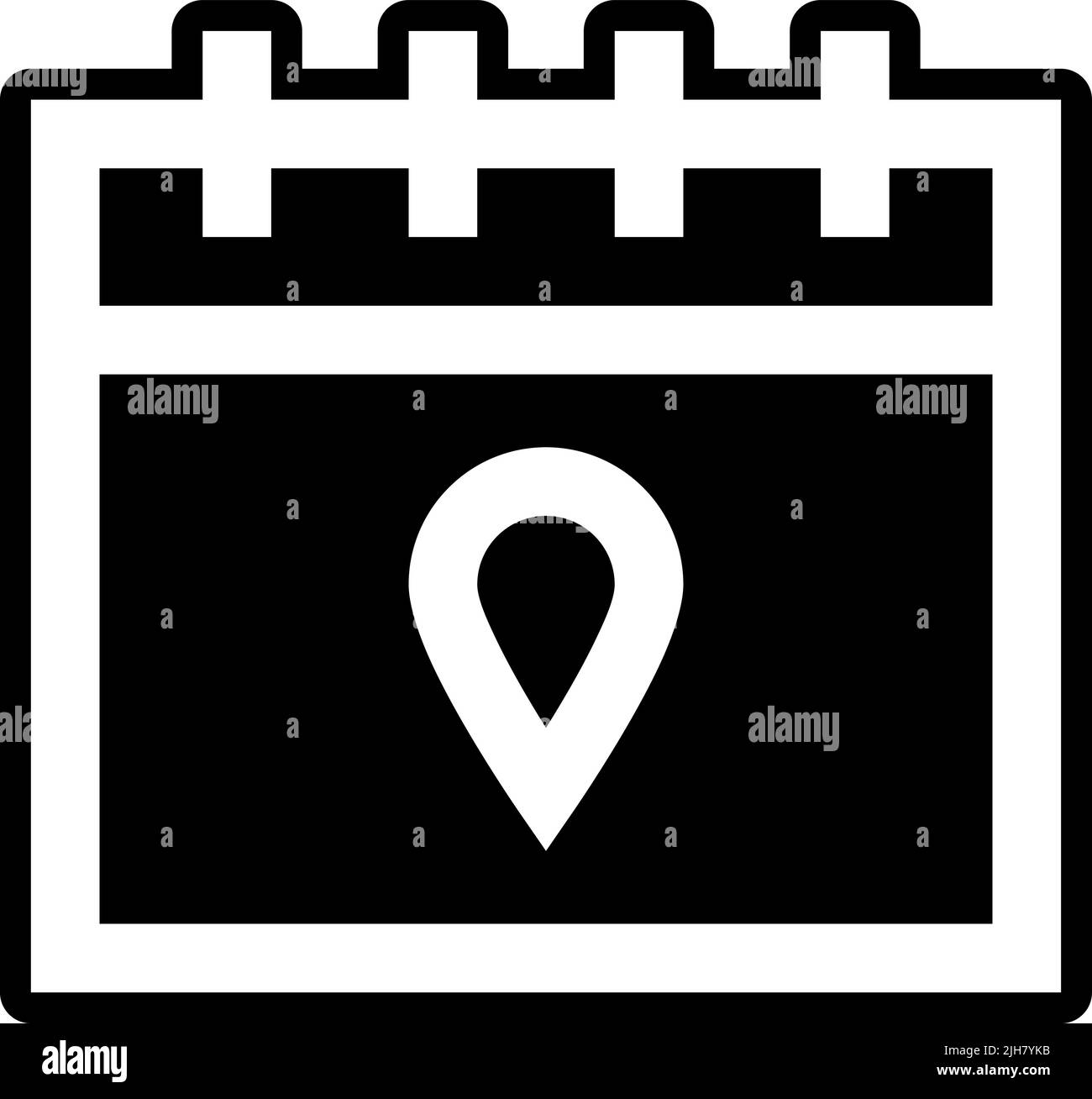 Calendar location icon Stock Vector Image & Art Alamy