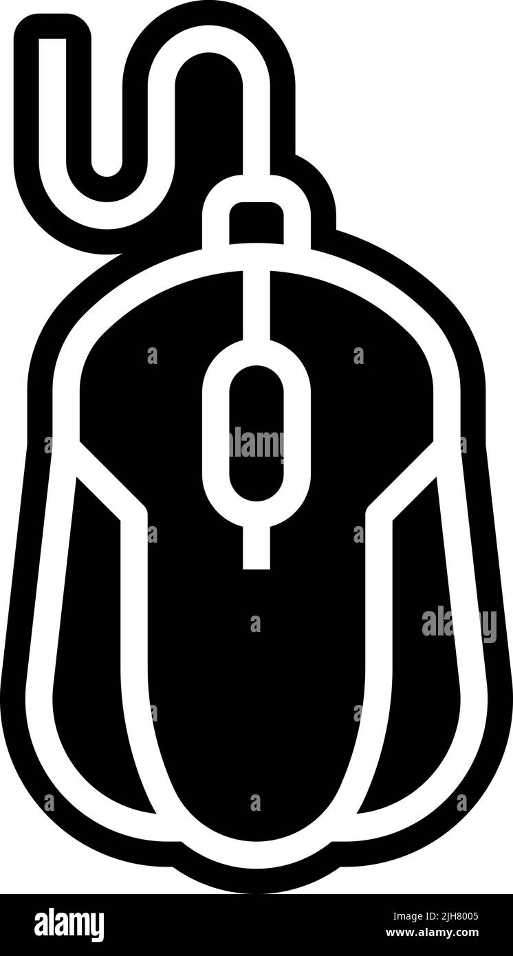 Computer diagnostics computer mouse icon Stock Vector