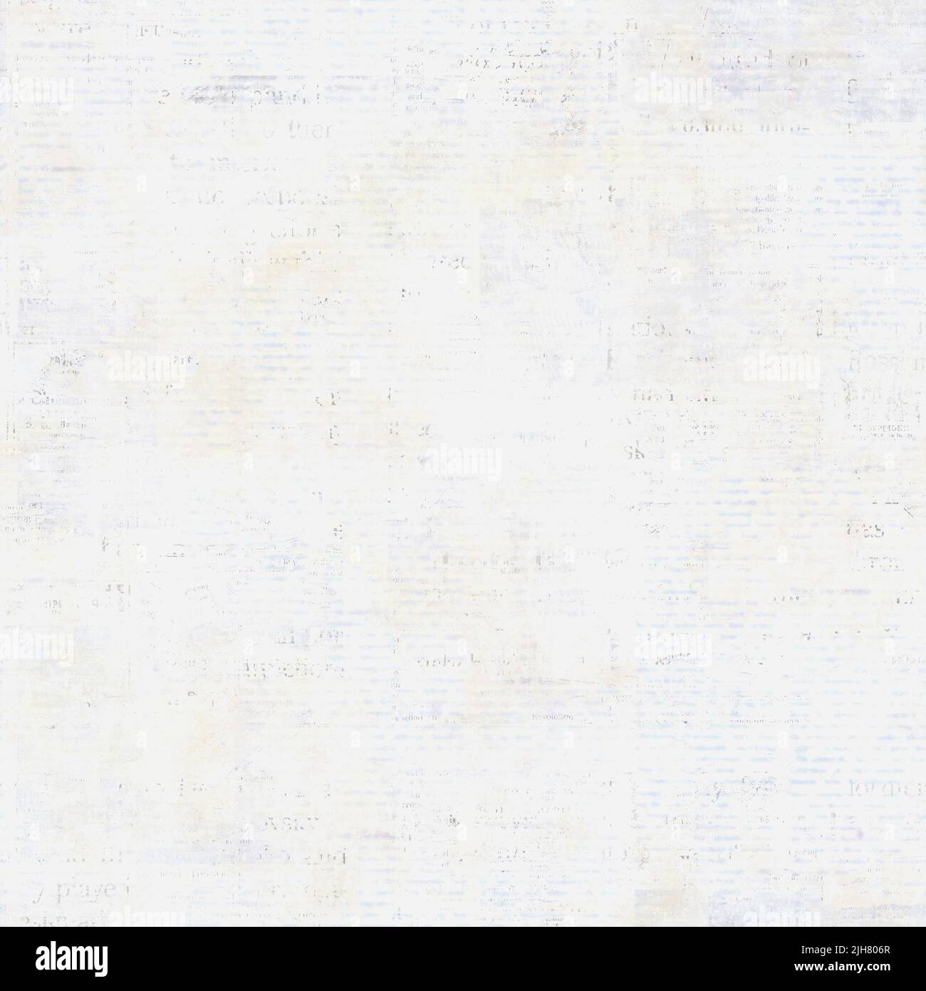 Newspaper paper grunge aged newsprint seamless pattern. Vintage old