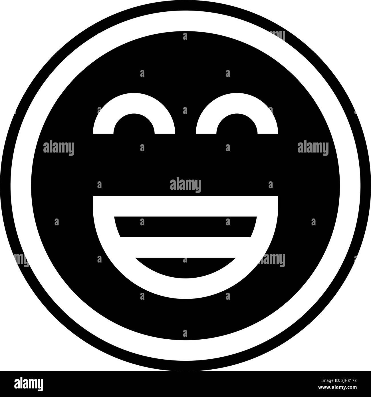 Emojis smiley icon Stock Vector
