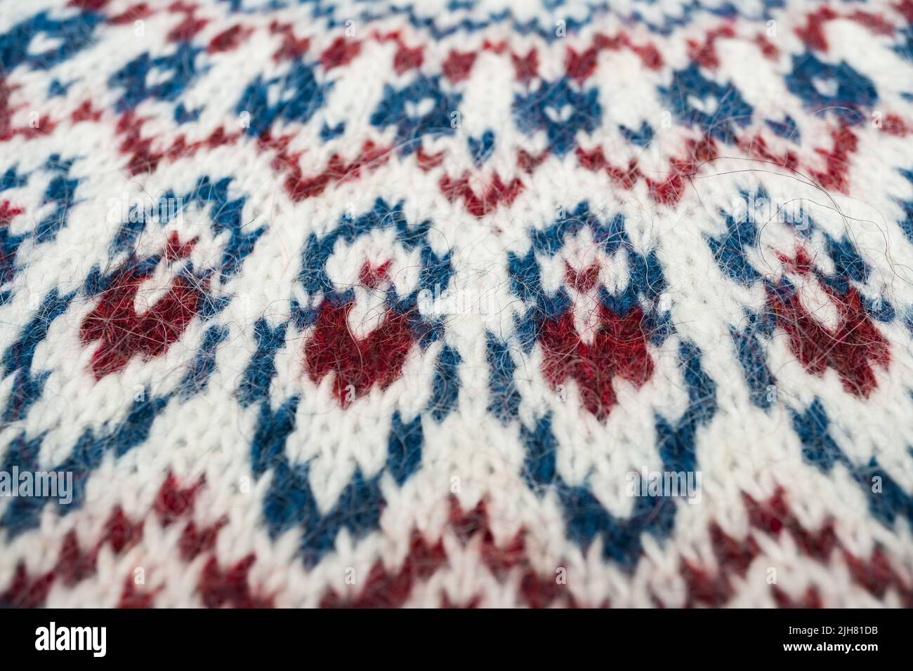 Sweater weaving top by hand