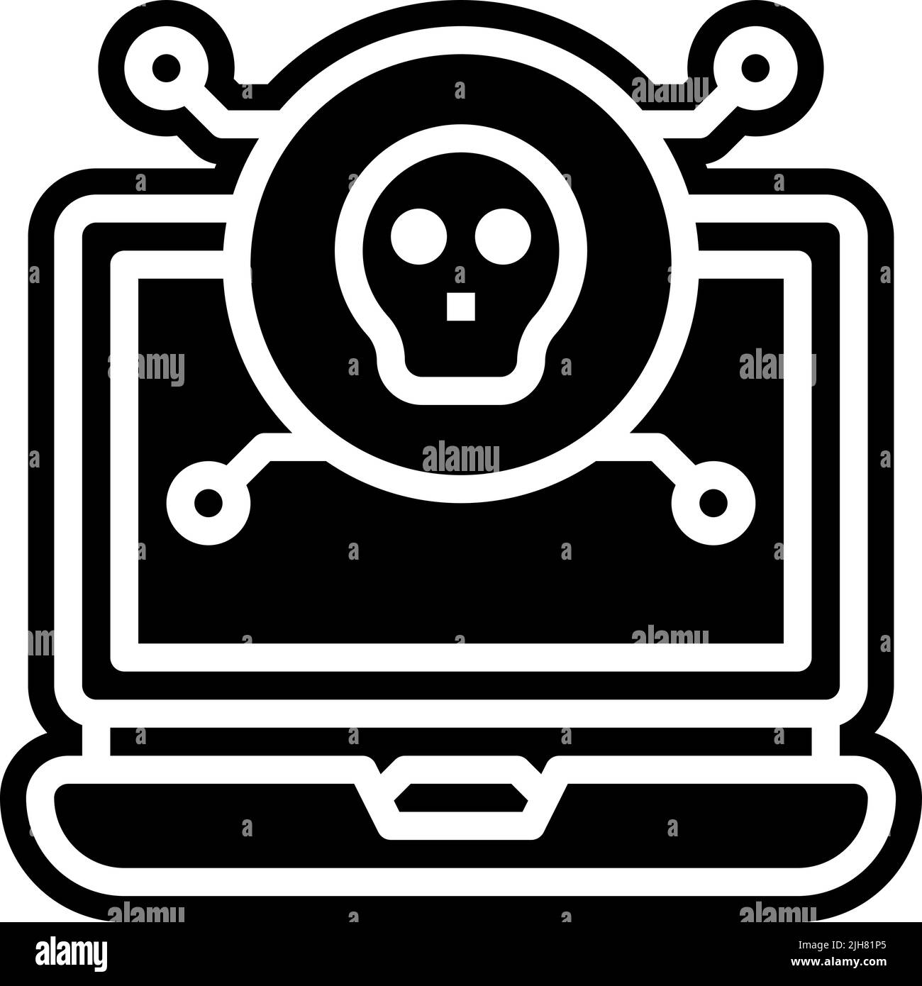 Computer diagnostics malware icon Stock Vector Image & Art - Alamy