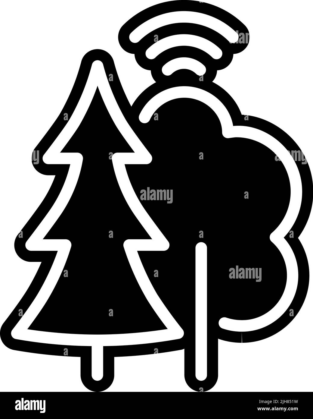 Iiot forest icon Stock Vector Image & Art - Alamy
