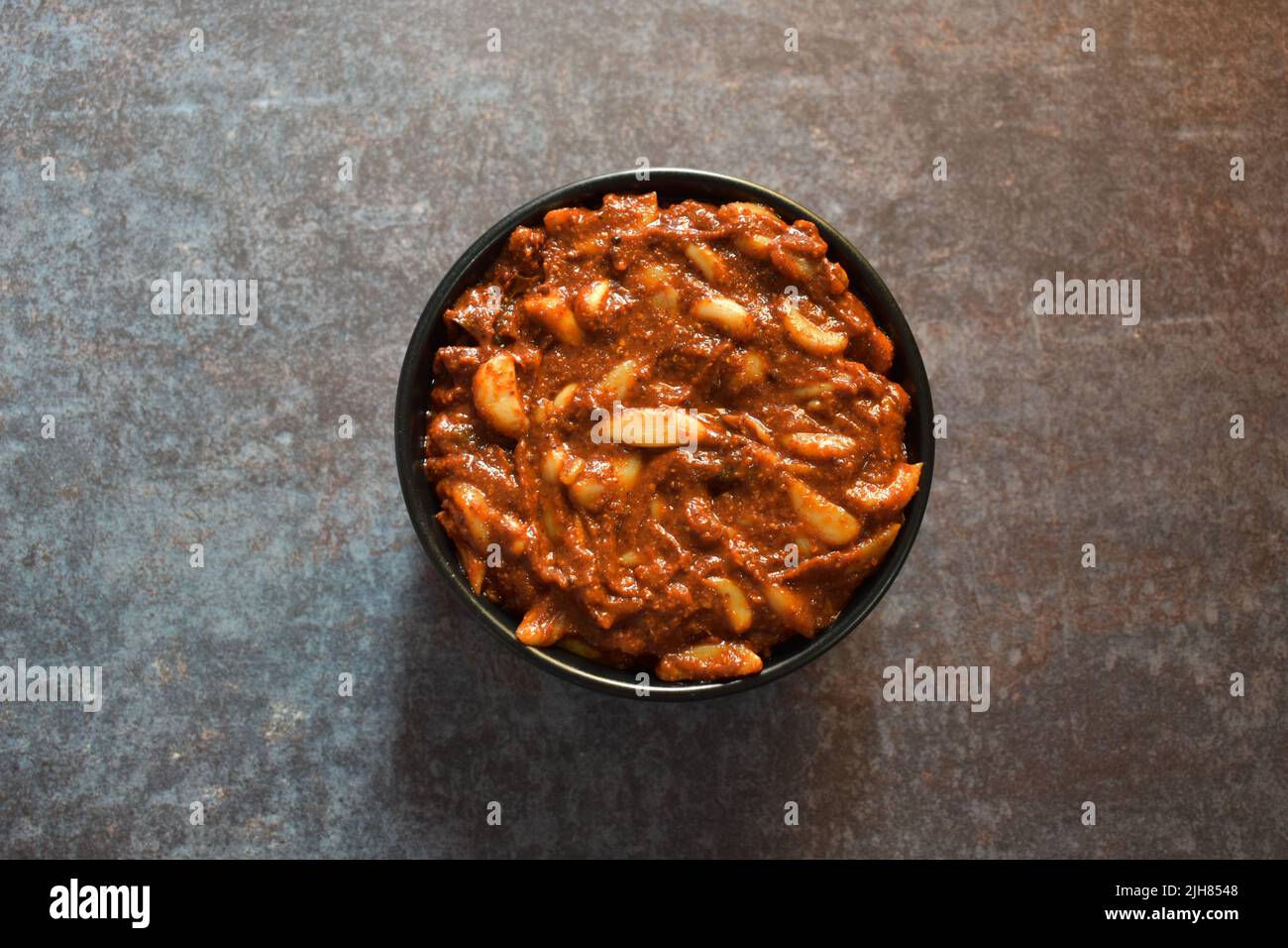 Indian hot and spicy garlic pickle Stock Photo Alamy