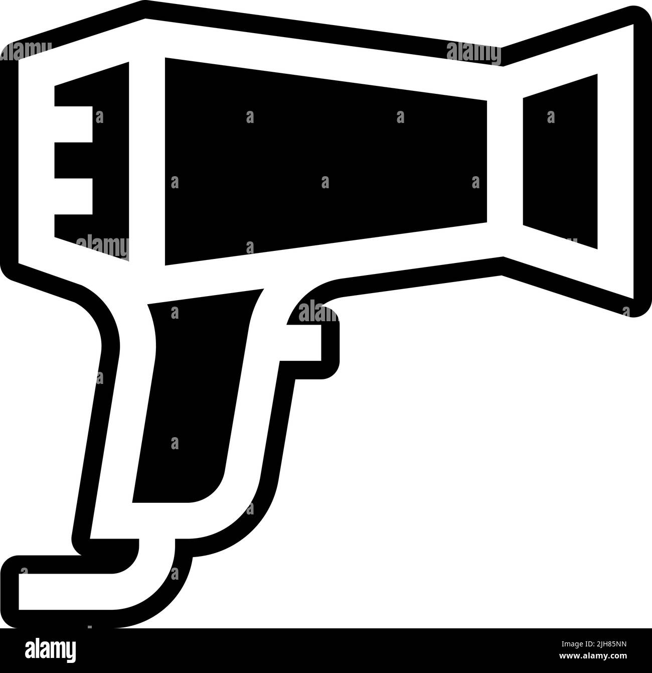 Home stuff hairdryer icon Stock Vector