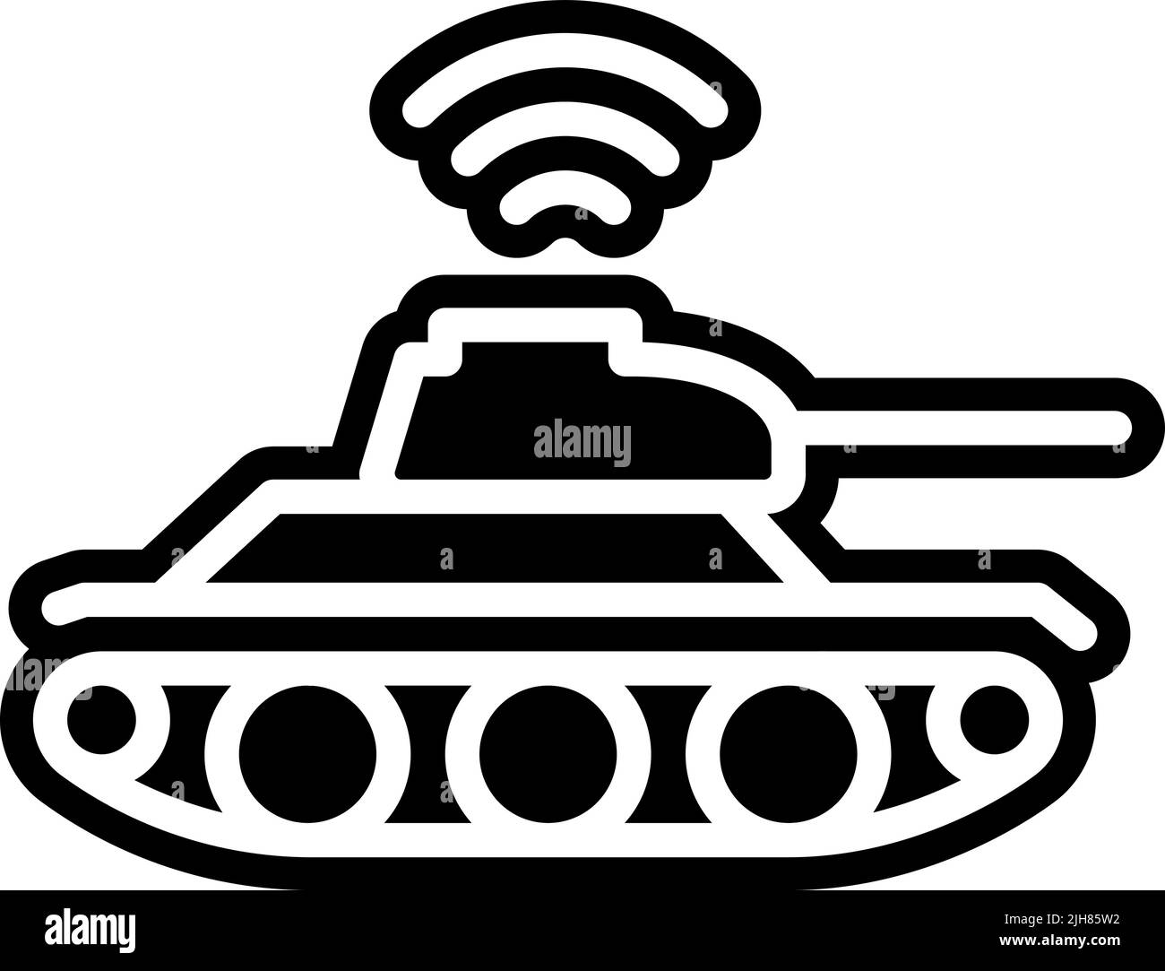 Iiot tank icon Stock Vector