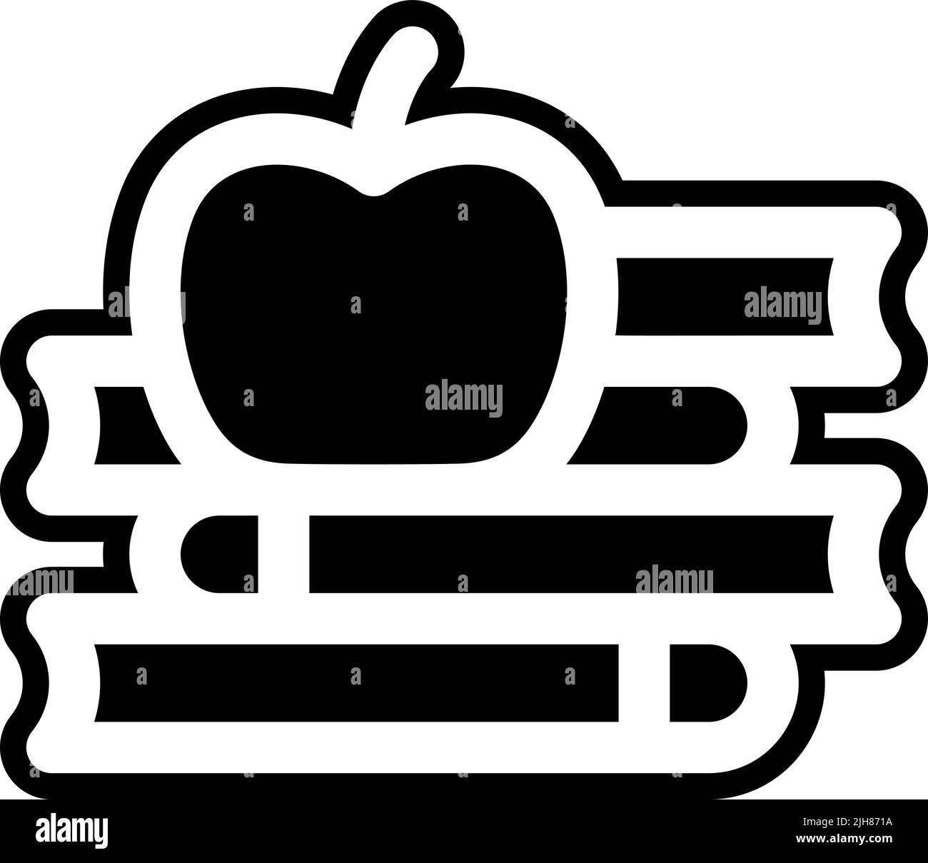 Learning books icon Stock Vector