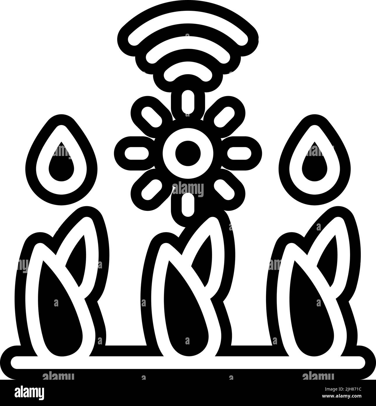 Iiot watering plants icon Stock Vector Image & Art - Alamy