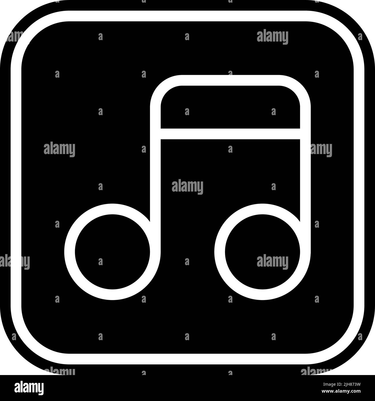 Mobile interface music icon Stock Vector Image & Art - Alamy