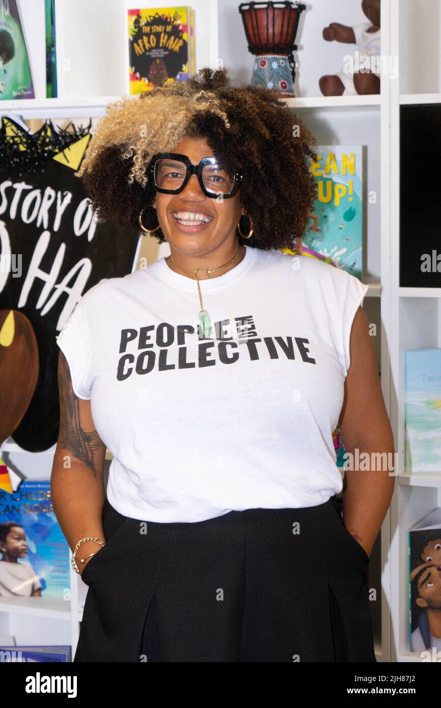 July 16th 2022. Margate, UK. Kelly Abbott, Cofounder of People Dem