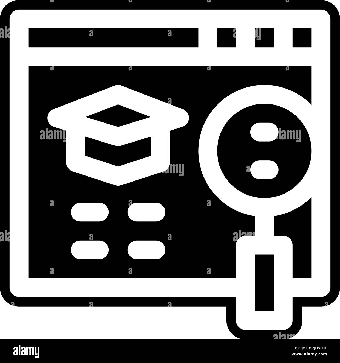 Learning research icon Stock Vector Image & Art - Alamy