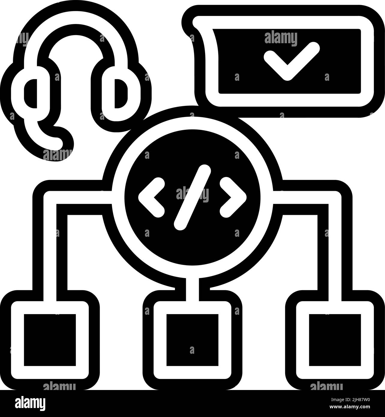 Iiot support icon Stock Vector Image & Art - Alamy