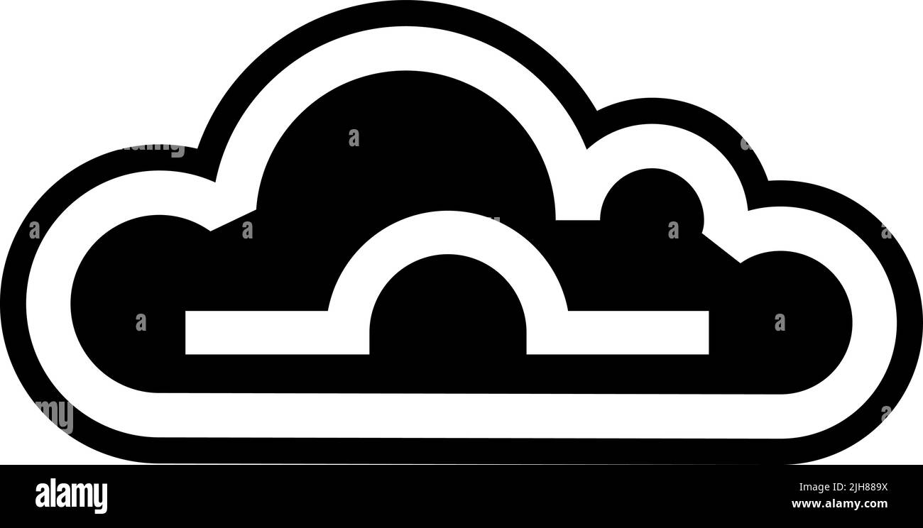 Nature cloud icon Stock Vector Image & Art - Alamy
