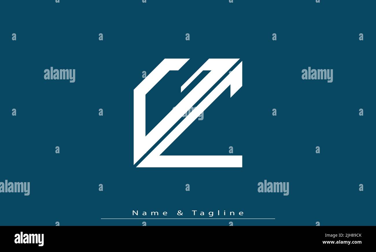Alphabet letters Initials Monogram logo GC , CG Stock Vector