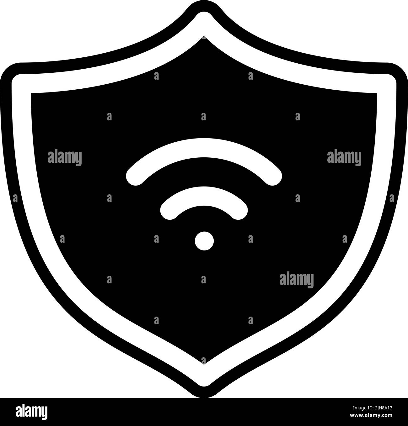Smarthome wifi connection icon Stock Vector