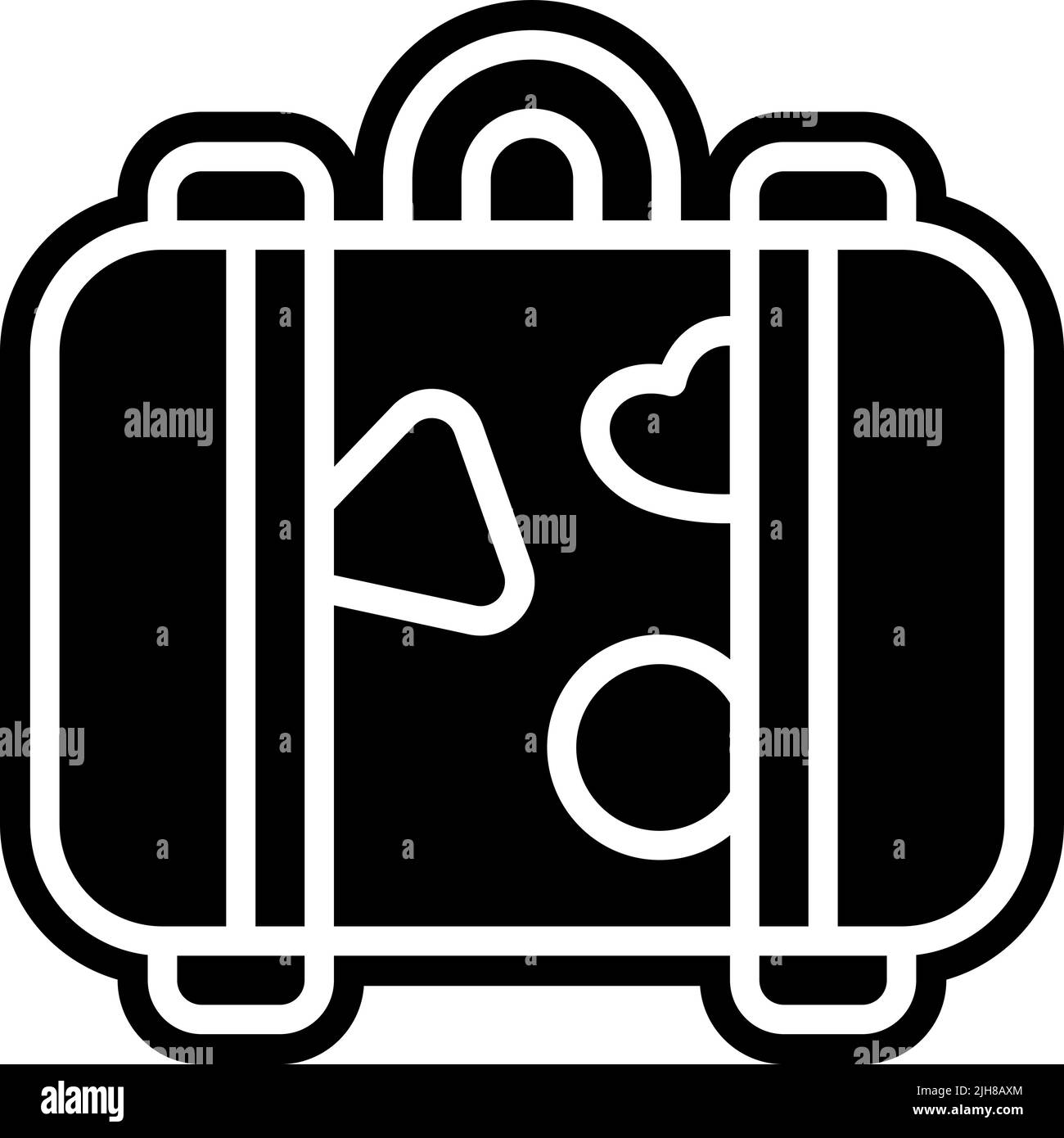 Summer travel bag icon Stock Vector Image & Art - Alamy