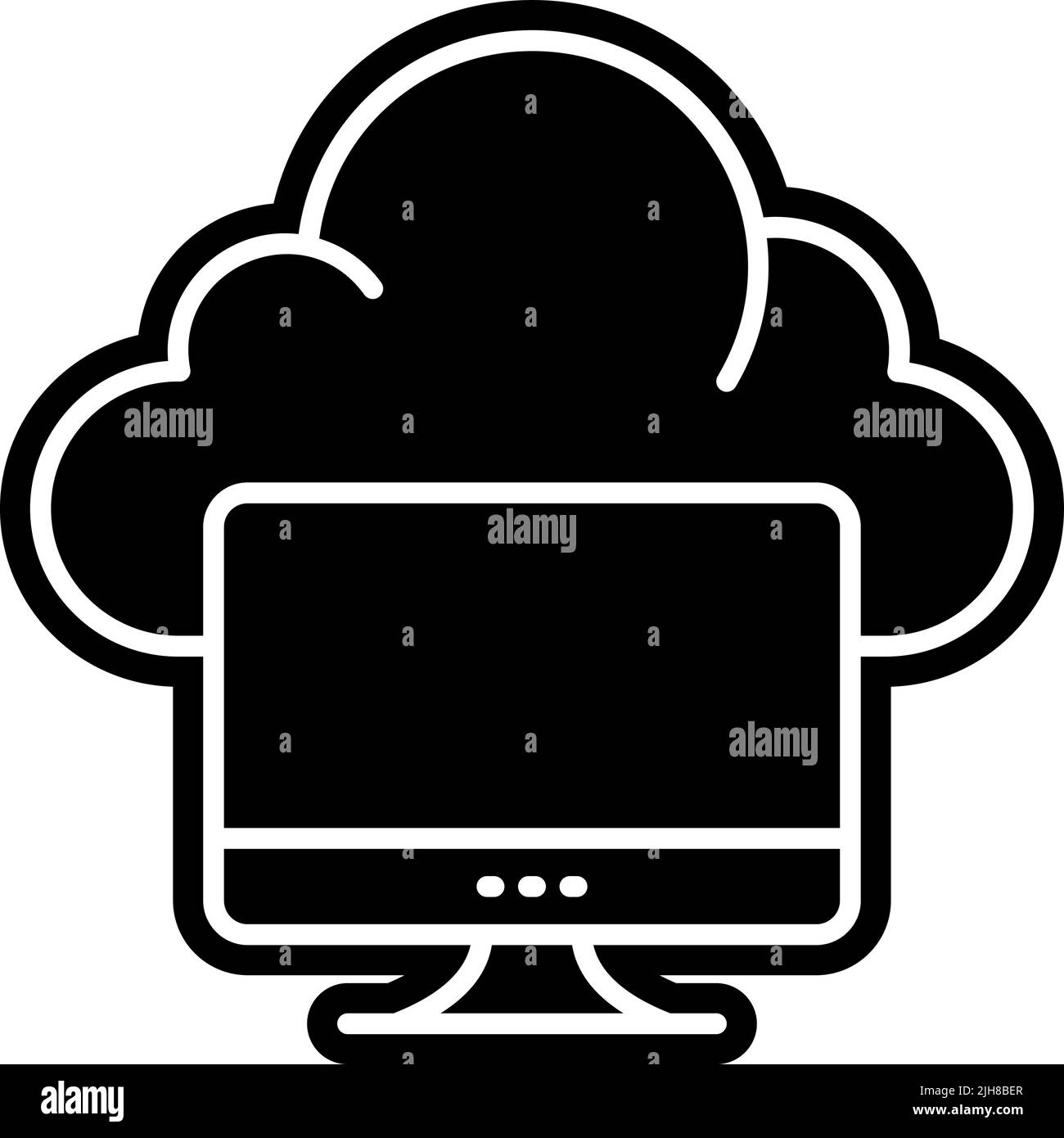 Smart city cloud computing icon Stock Vector Image & Art Alamy
