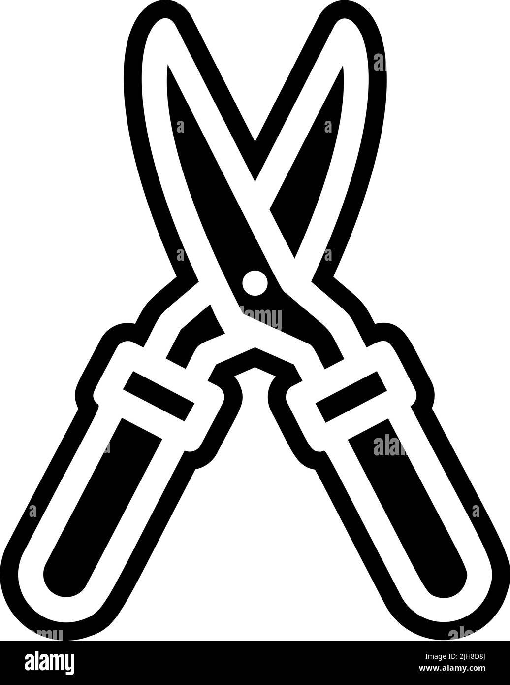 Spring scissors icon Stock Vector Image & Art - Alamy