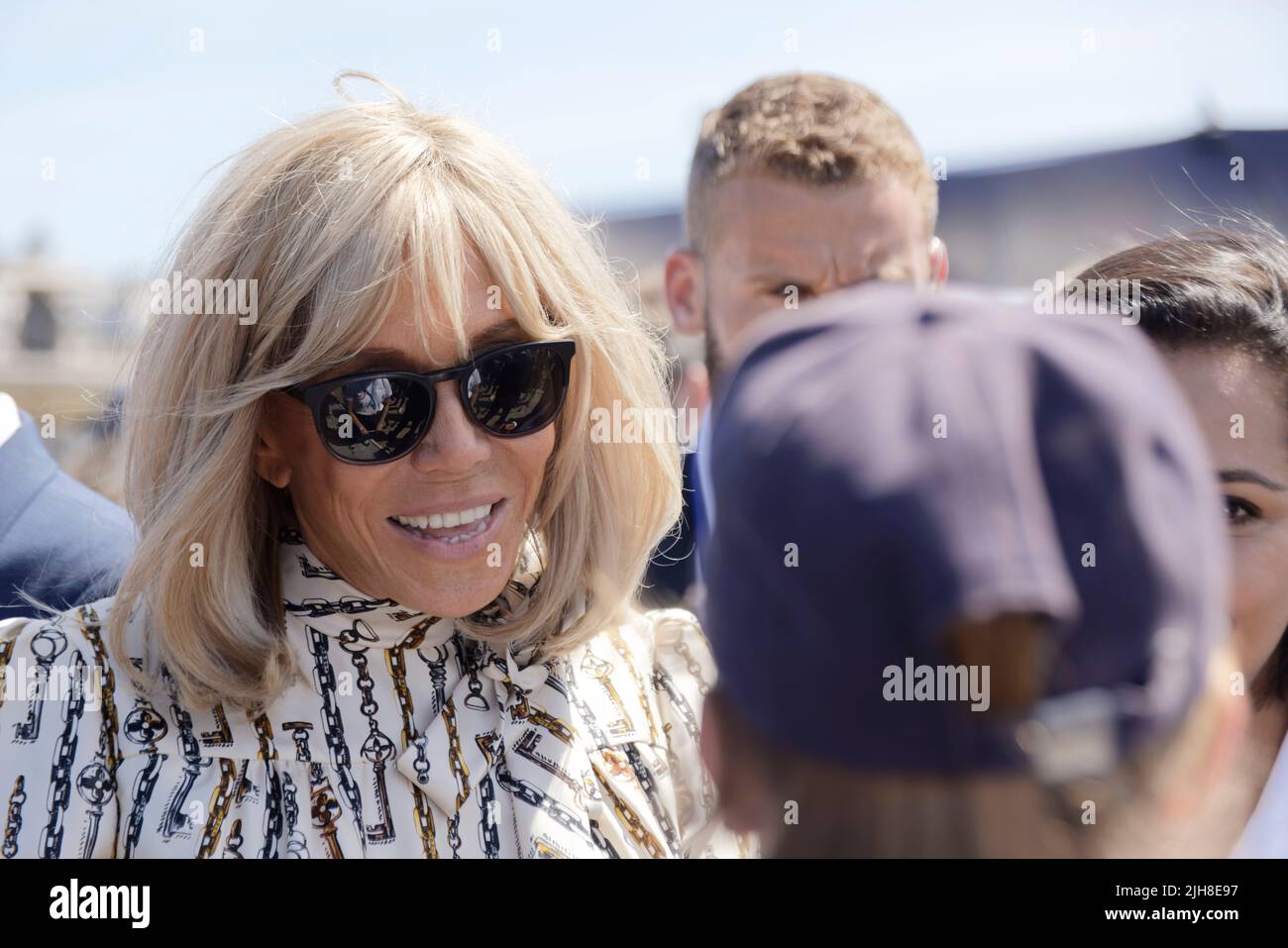 Brigitte Macron Haare 2022