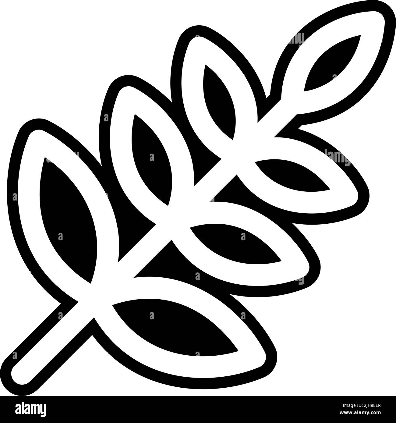 Tropical fern icon Stock Vector Image & Art - Alamy