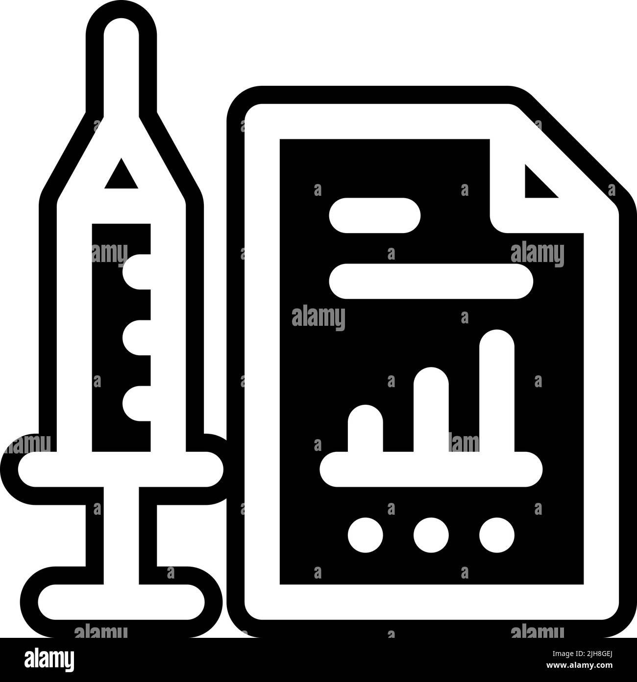 Vaccination statistics icon Stock Vector Image & Art - Alamy
