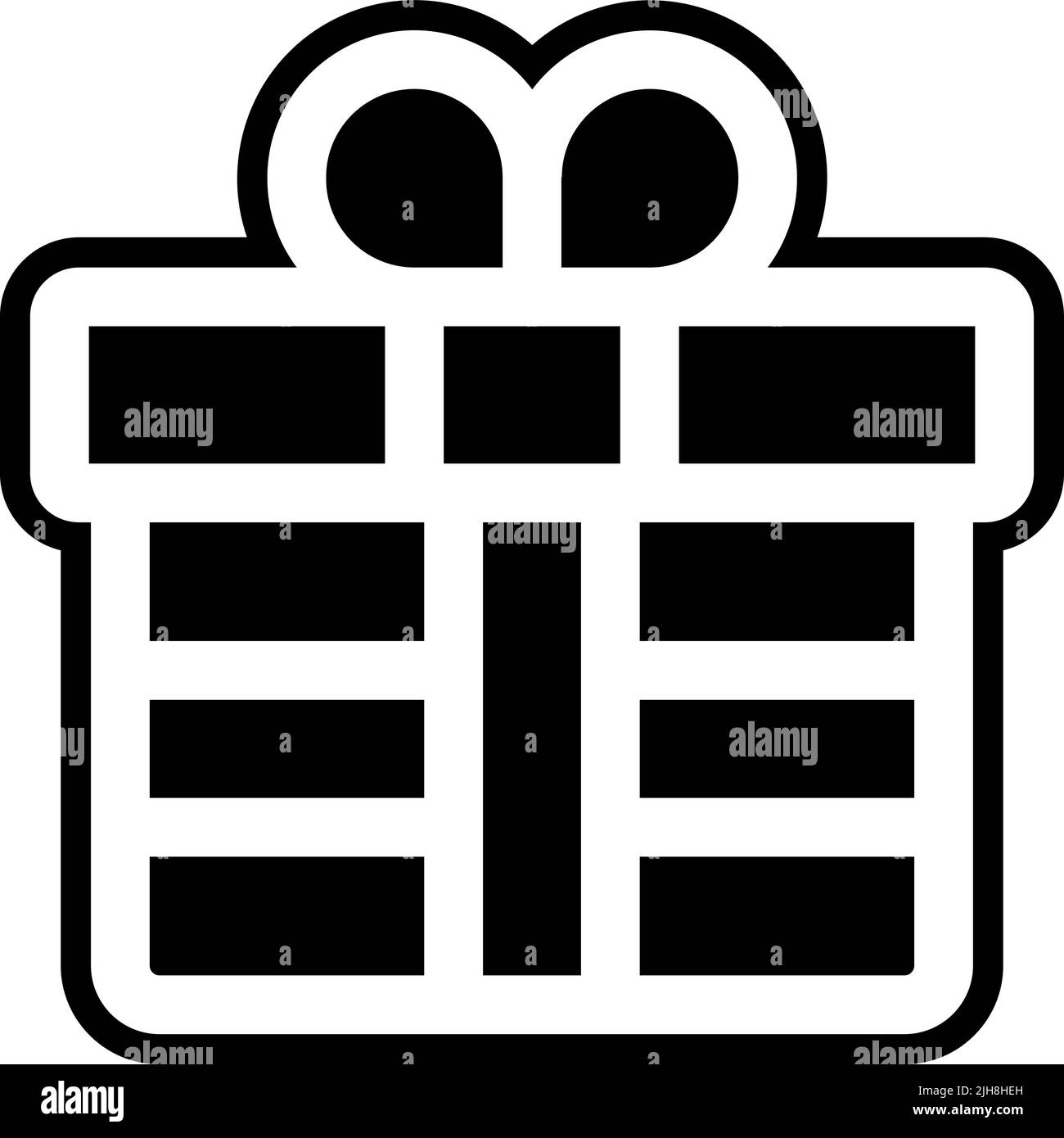 Wealth and luxury gift icon Stock Vector
