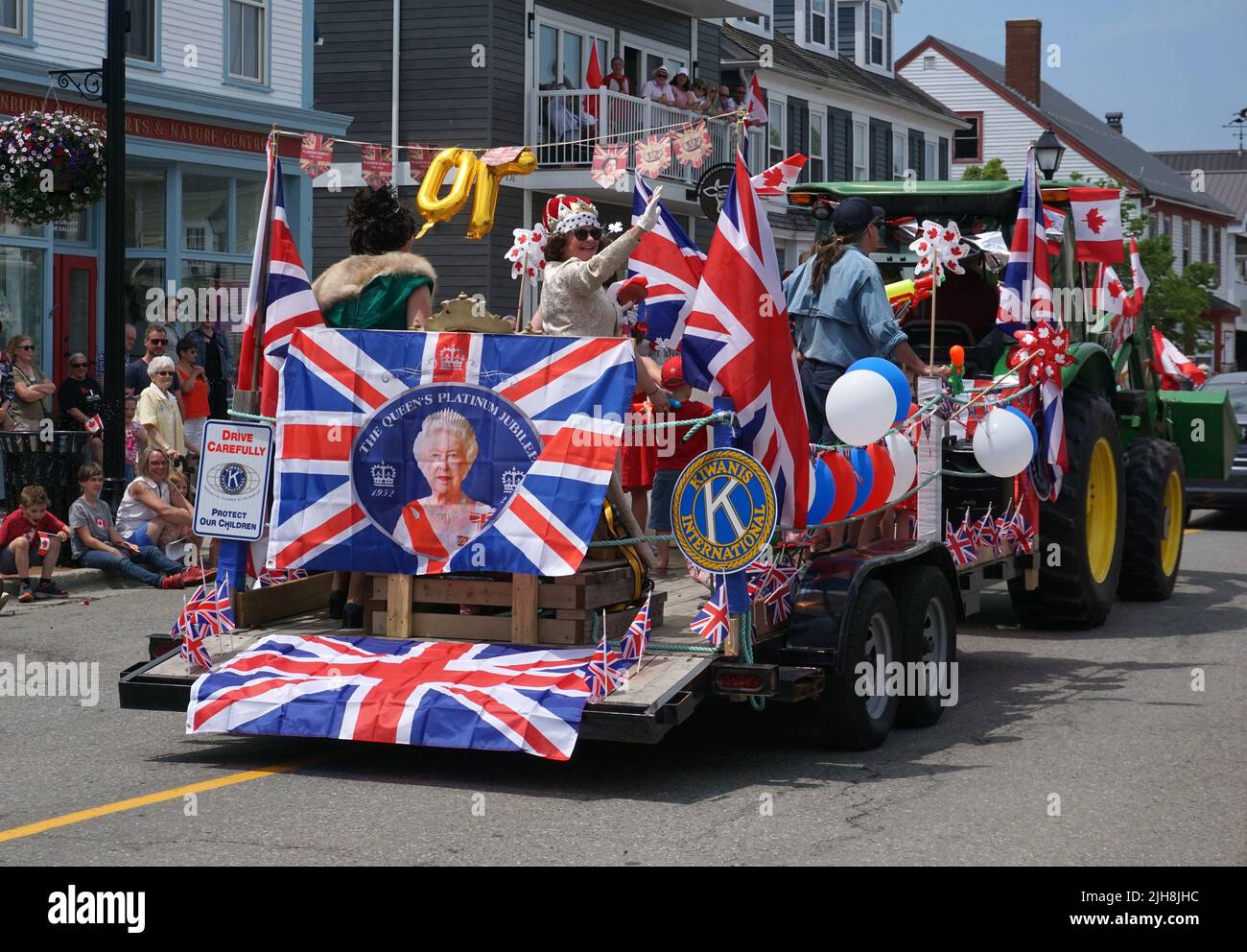 Canada Day parade, St Andrews, New Brunswick Stock Photo