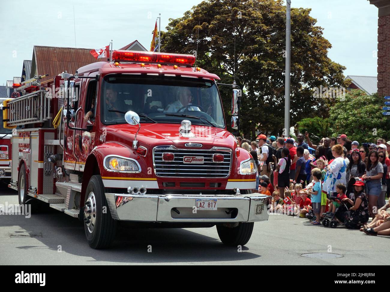 Canada Day parade, St Andrews, New Brunswick Stock Photo