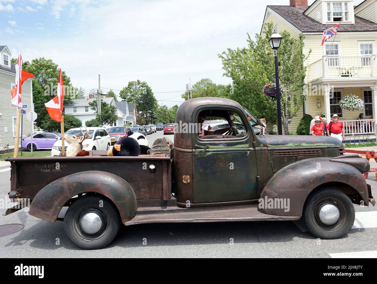 Old truck, St Andrews, New Brunswick Stock Photo