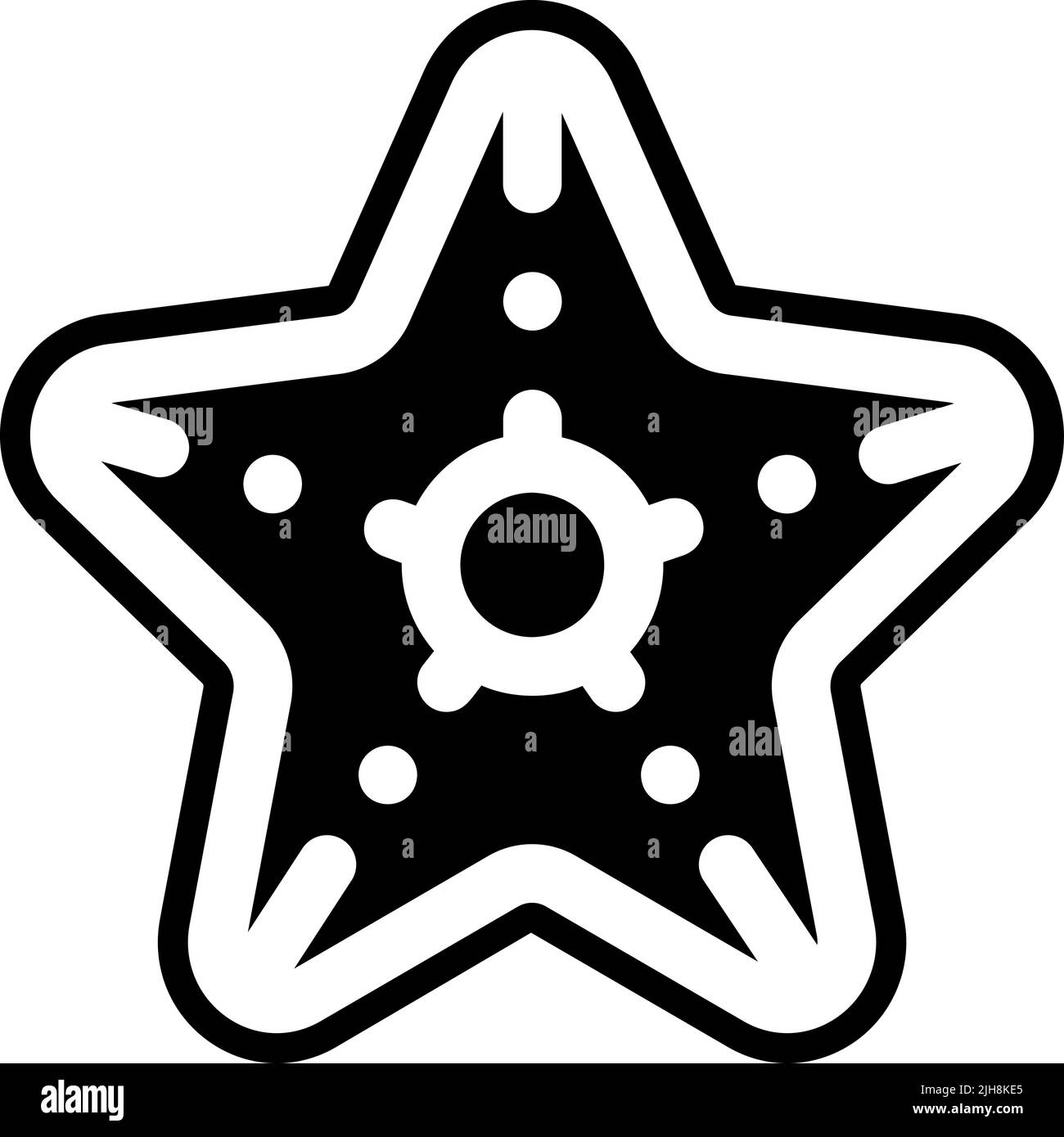 Tropical starfish icon Stock Vector Image & Art - Alamy
