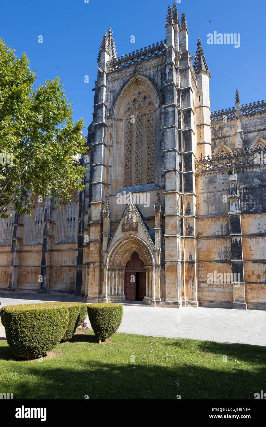 The monastery of Batalha, Portugal. Stock Photo