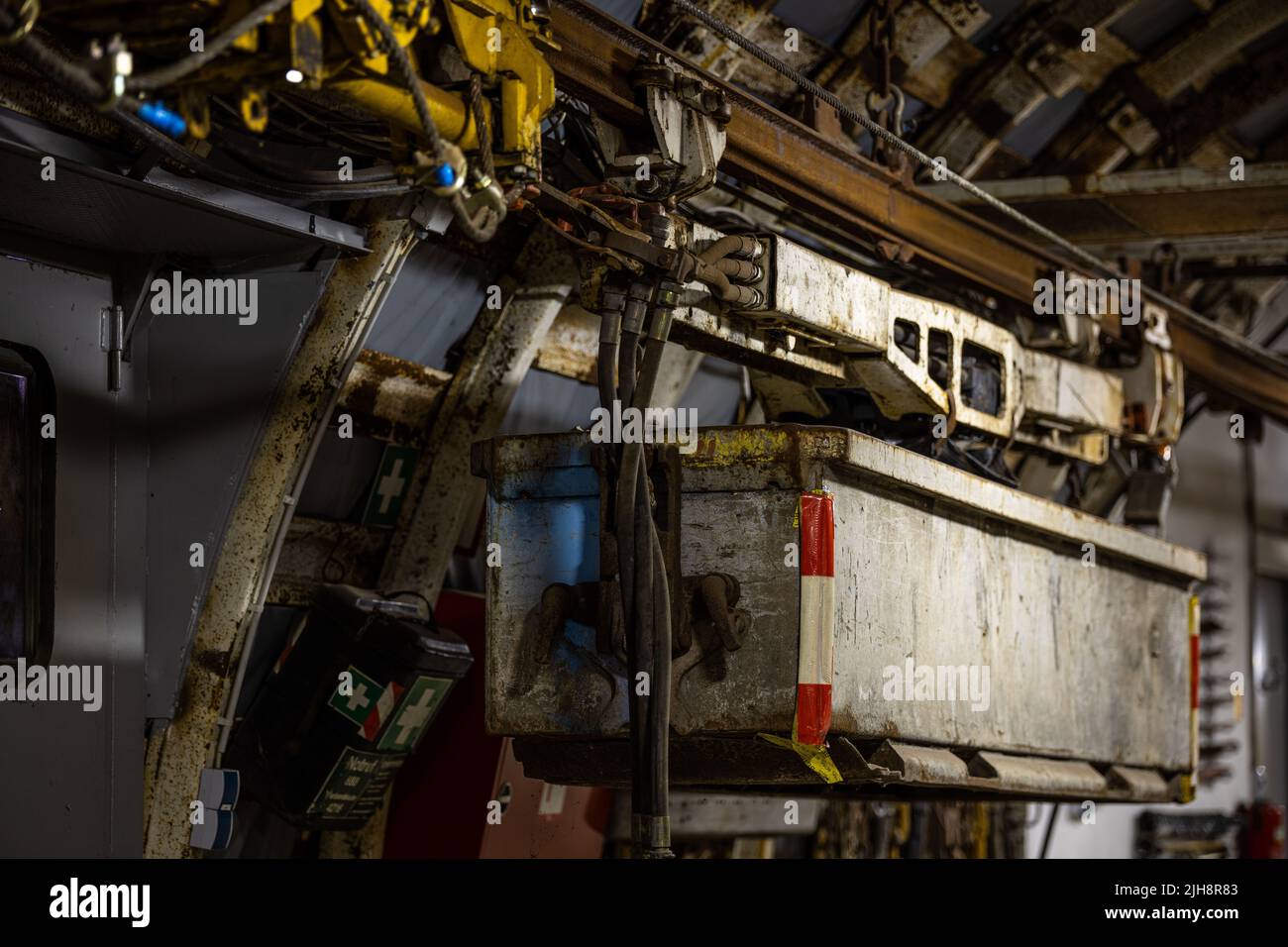 An interior of an old mining company Stock Photo Alamy