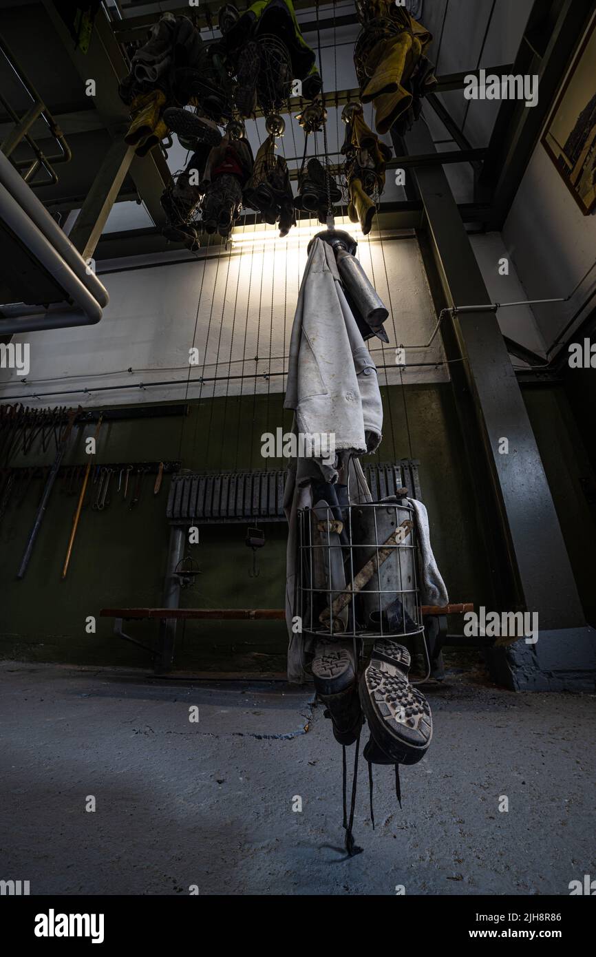 An interior of an old mining company Stock Photo Alamy