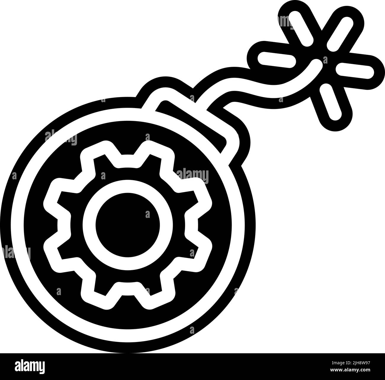 Business risk . Stock Vector