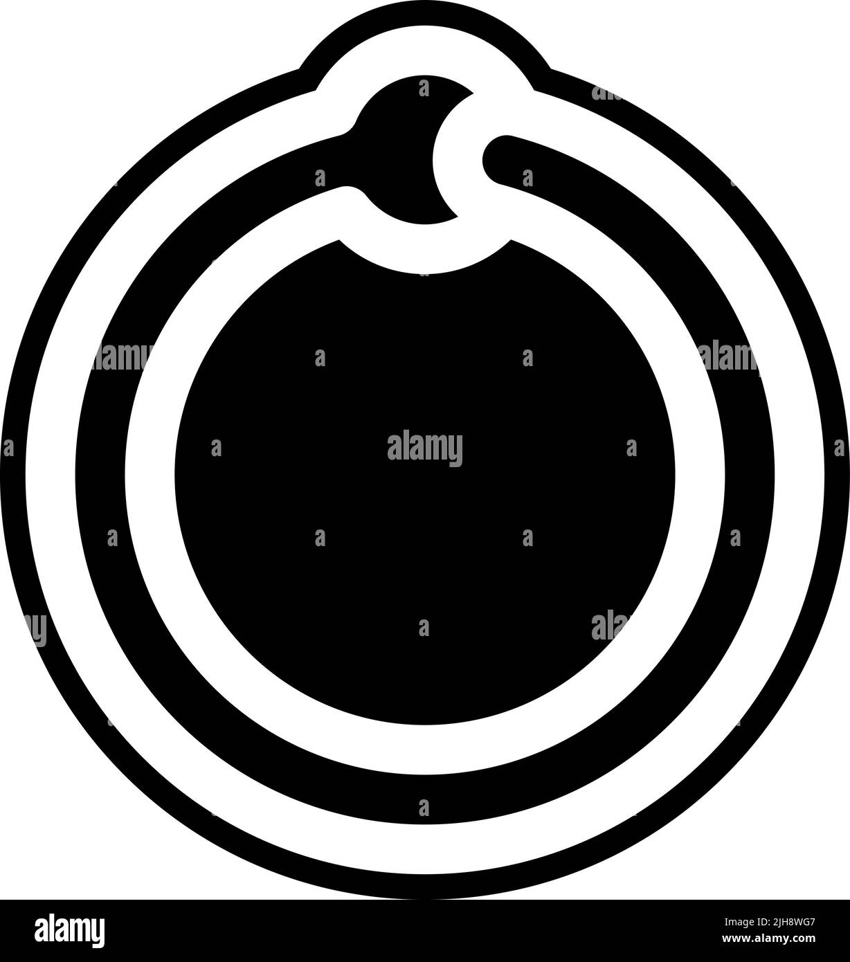 Egypt ouroboros . Stock Vector