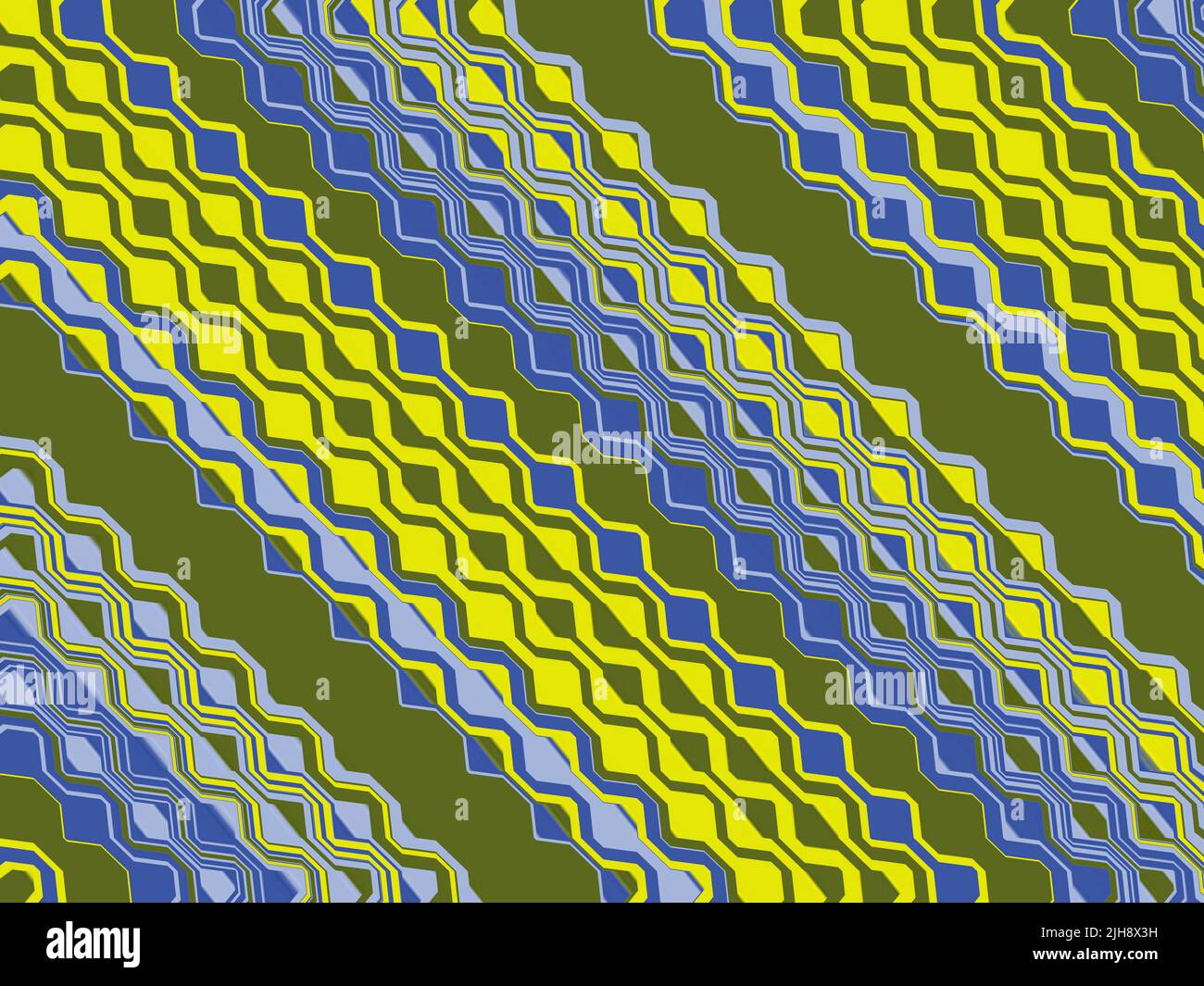 Abstract and contemporary digital art Aztec style design pattern Stock ...