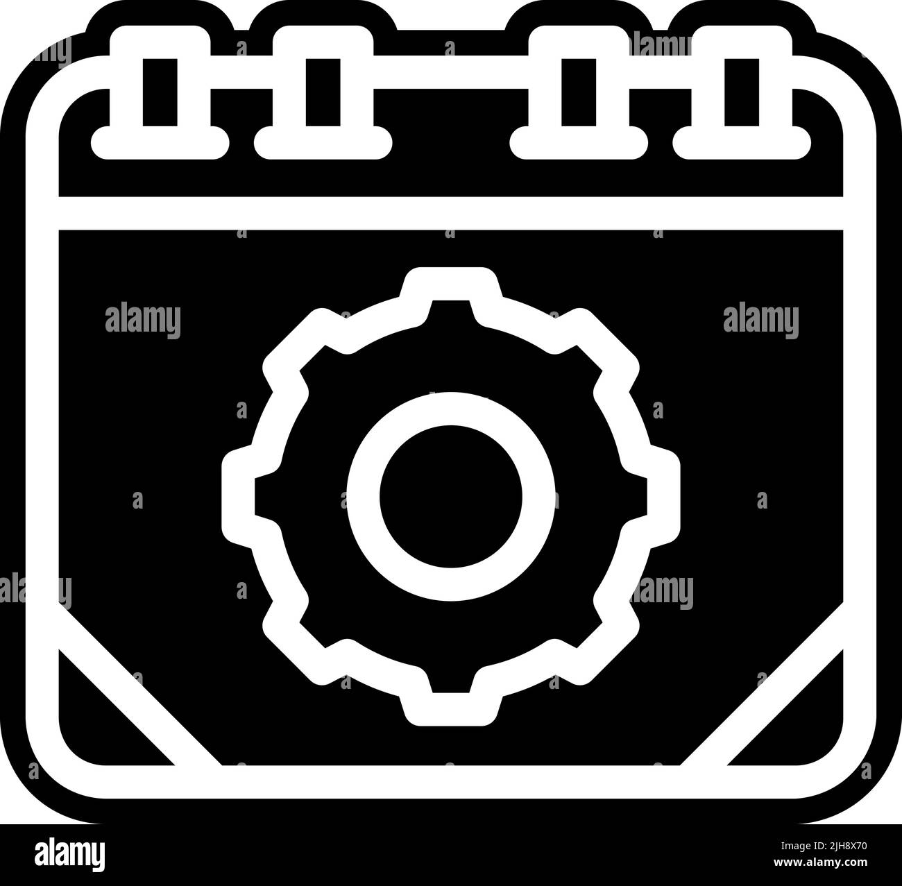 Calendar app time planning Black and White Stock Photos & Images - Alamy