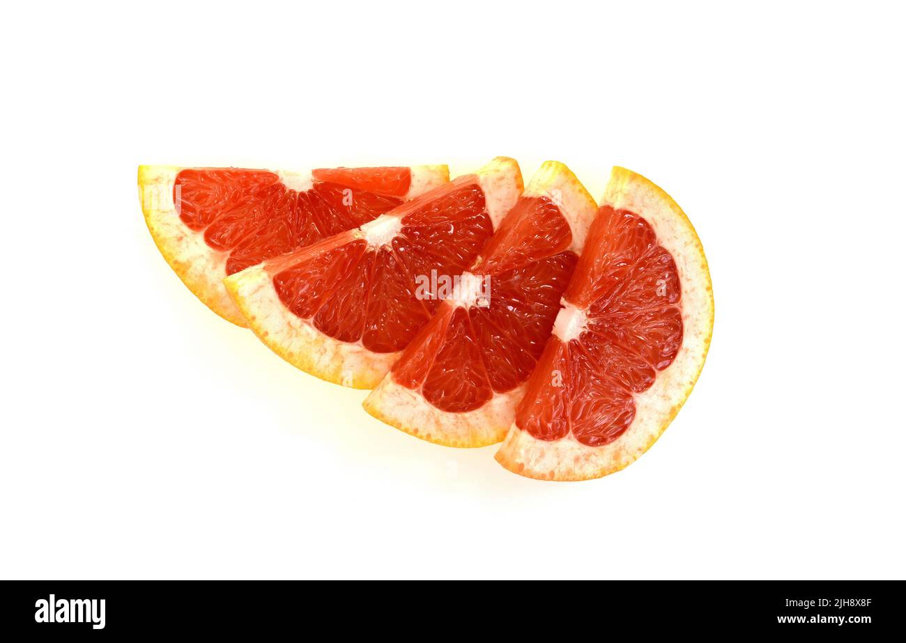 Organic grapefruit isolated on white background. Taste grapefruit. Full