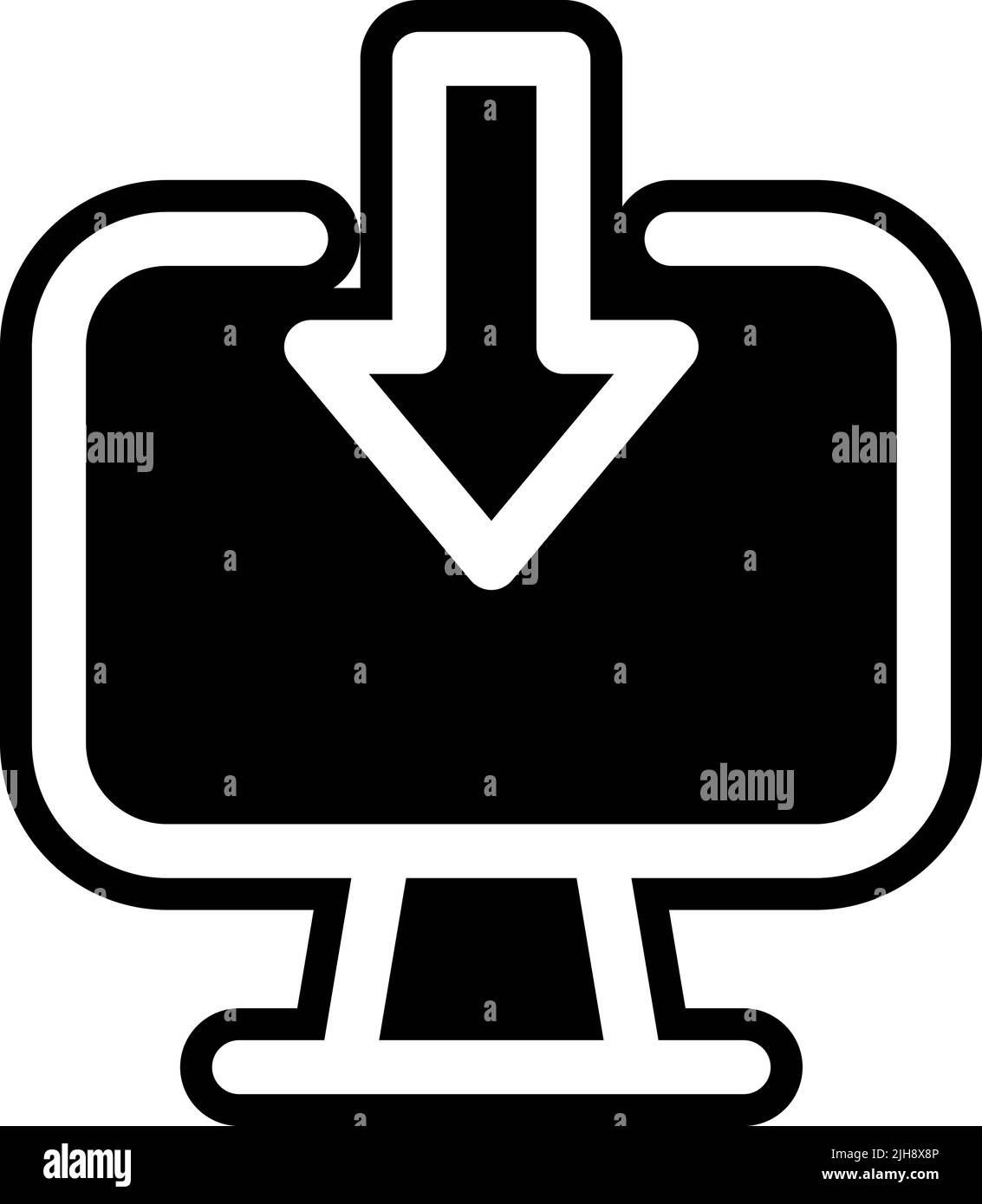 Download file folder icon 3d Black and White Stock Photos & Images - Alamy