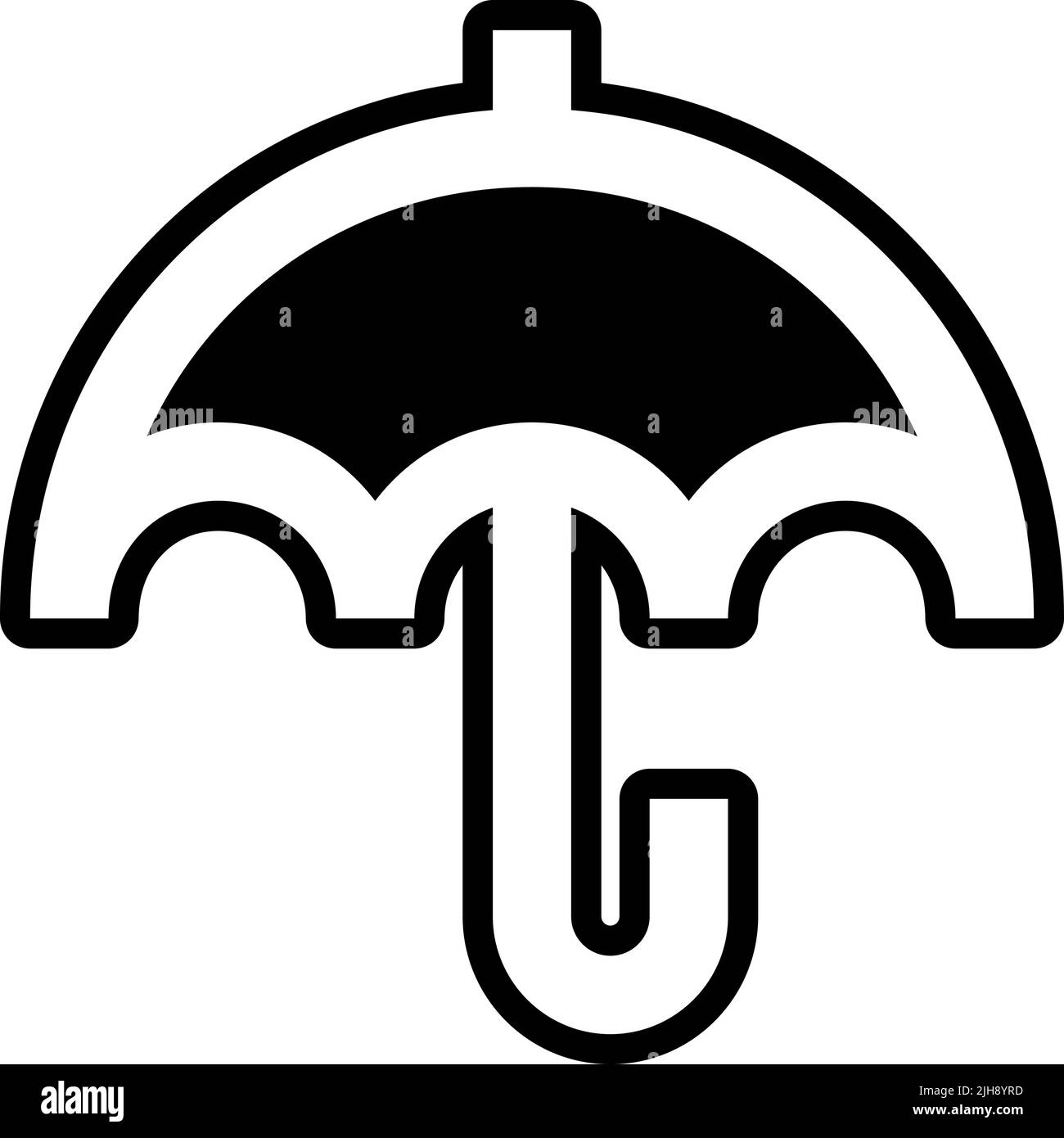 Finances umbrella . Stock Vector
