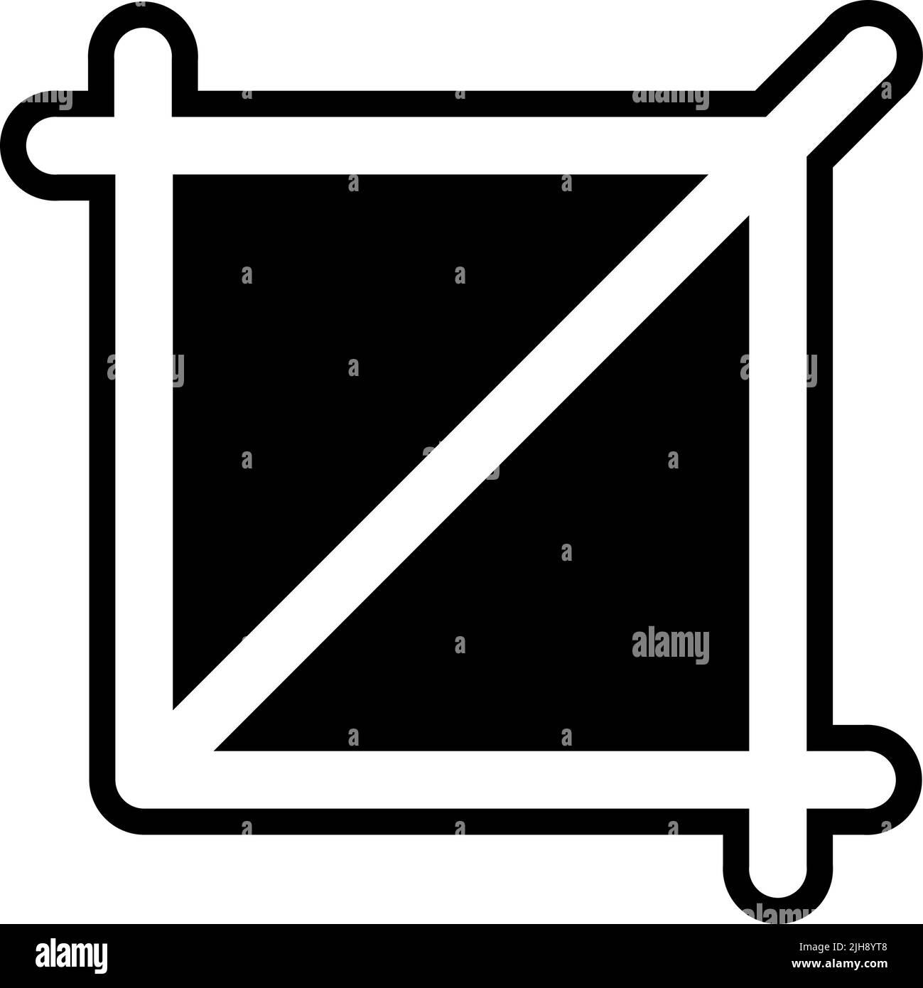 Graphic design crop . Stock Vector